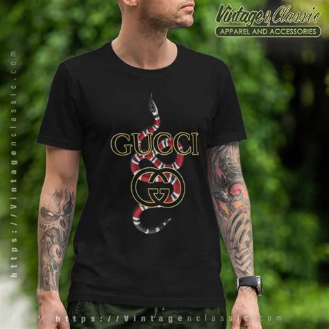 gucci snake t shirt replica|gucci shirt snake collar.